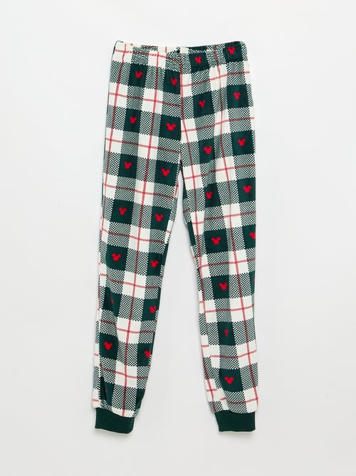 Pijama 'Disney' 'Mickey' de 2 peças de polar - T-shirt de manga comprida + calças - Kiabi