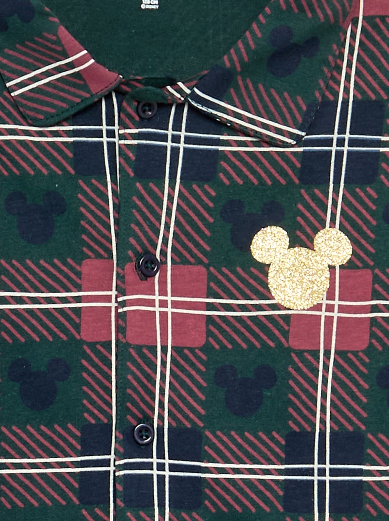 Pijama 'Disney' 'Mickey' 'Natal' de 2 peças - Casaco + calças Vermelho - Kiabi