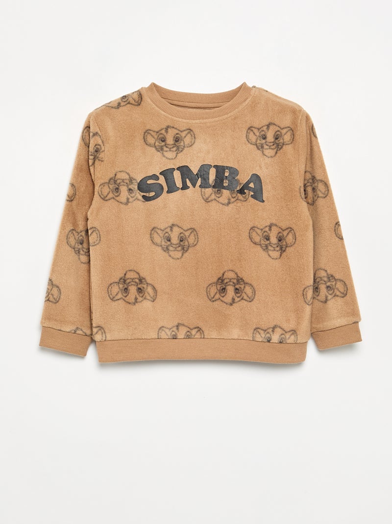 Pijama 'Disney' 'O Rei Leão' 2 peças - Camisola + calças Bege - Kiabi