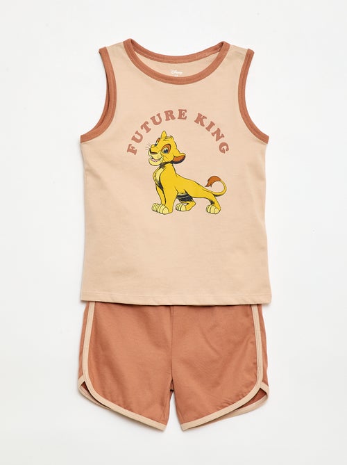Pijama \'Disney\' \'O Rei Leão\' t-shirt + calções - 2 peças - Kiabi