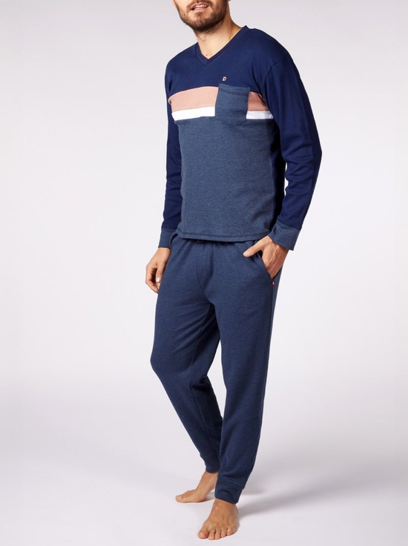 Pijama DODO HOMEWEAR Azul Multicolor Azul - Kiabi