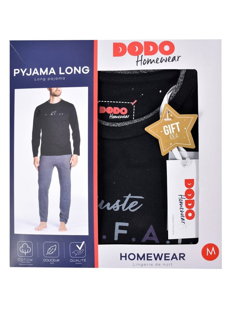Pijama DODO HOMEWEAR Preto - Kiabi