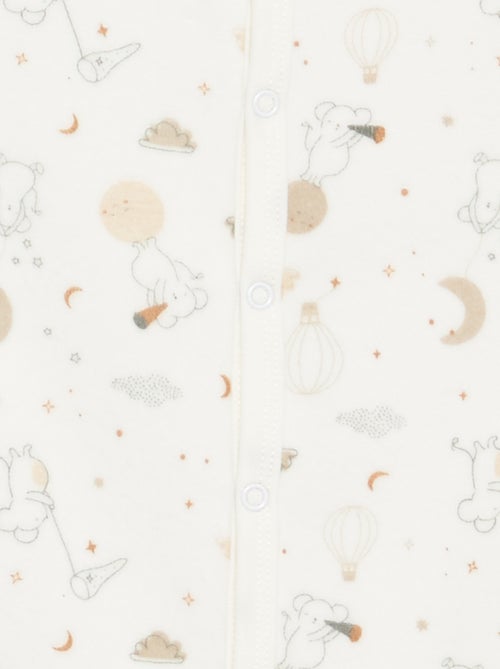 Pijama dors-bem \'Petit Béguin\' de veludo - Kiabi Pijama dors-bem \'Petit Béguin\' de veludo - Kiabi