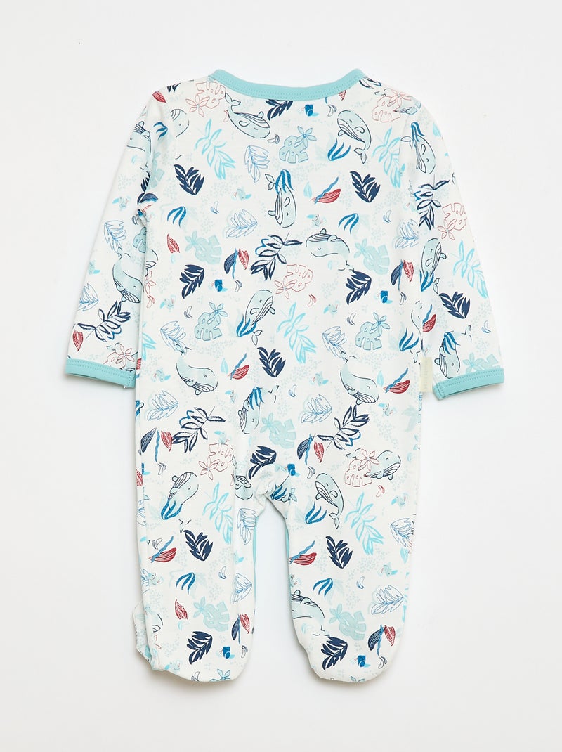 Pijama "Dors Bien" 'Petit Béguin' Verde - Kiabi