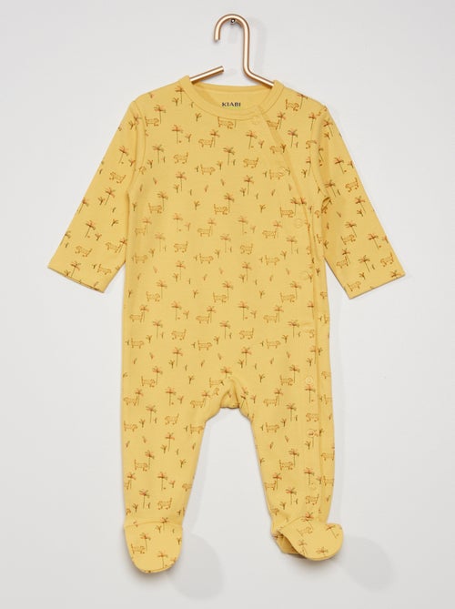 Pijama 'eco-conception' em algodão biológico - Kiabi