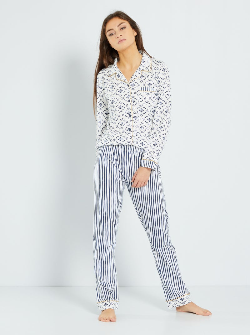 Pijama Ecru - Kiabi