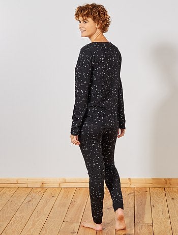 Pijama em algodão biológico - Kiabi