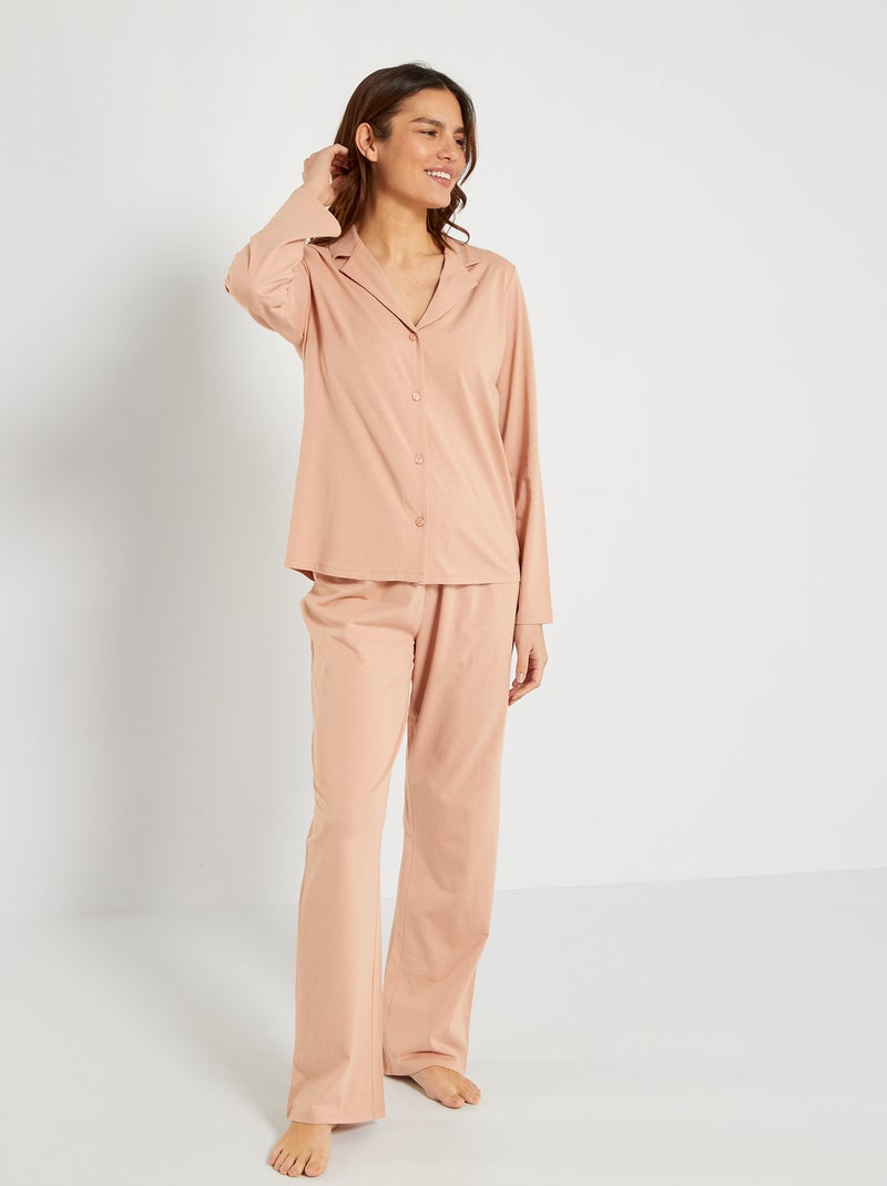 Pijama em jersey  - 2 peças ROSA - Kiabi