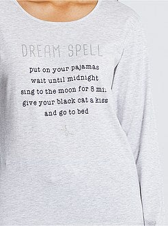 Pijama em jersey - Kiabi