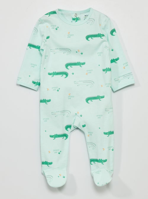 Pijama em jersey com estampado - Kiabi