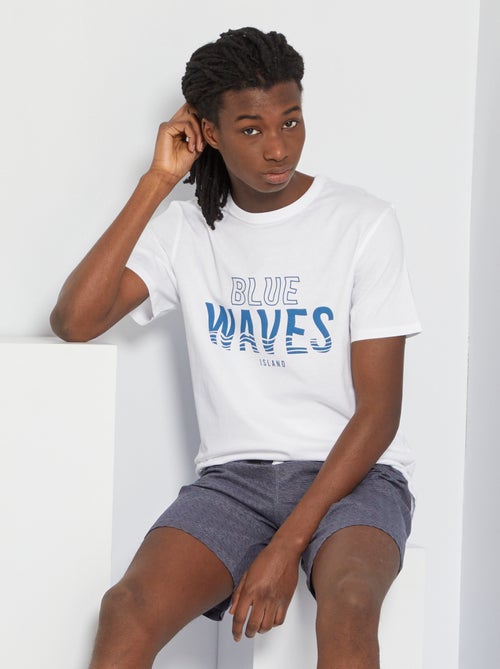 Pijama em jersey de 2 peças - Kiabi