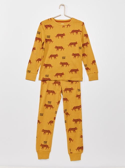 Pijama em jersey de fantasia - 2 peças - Kiabi