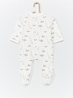 Pijama em jersey estampado - Kiabi