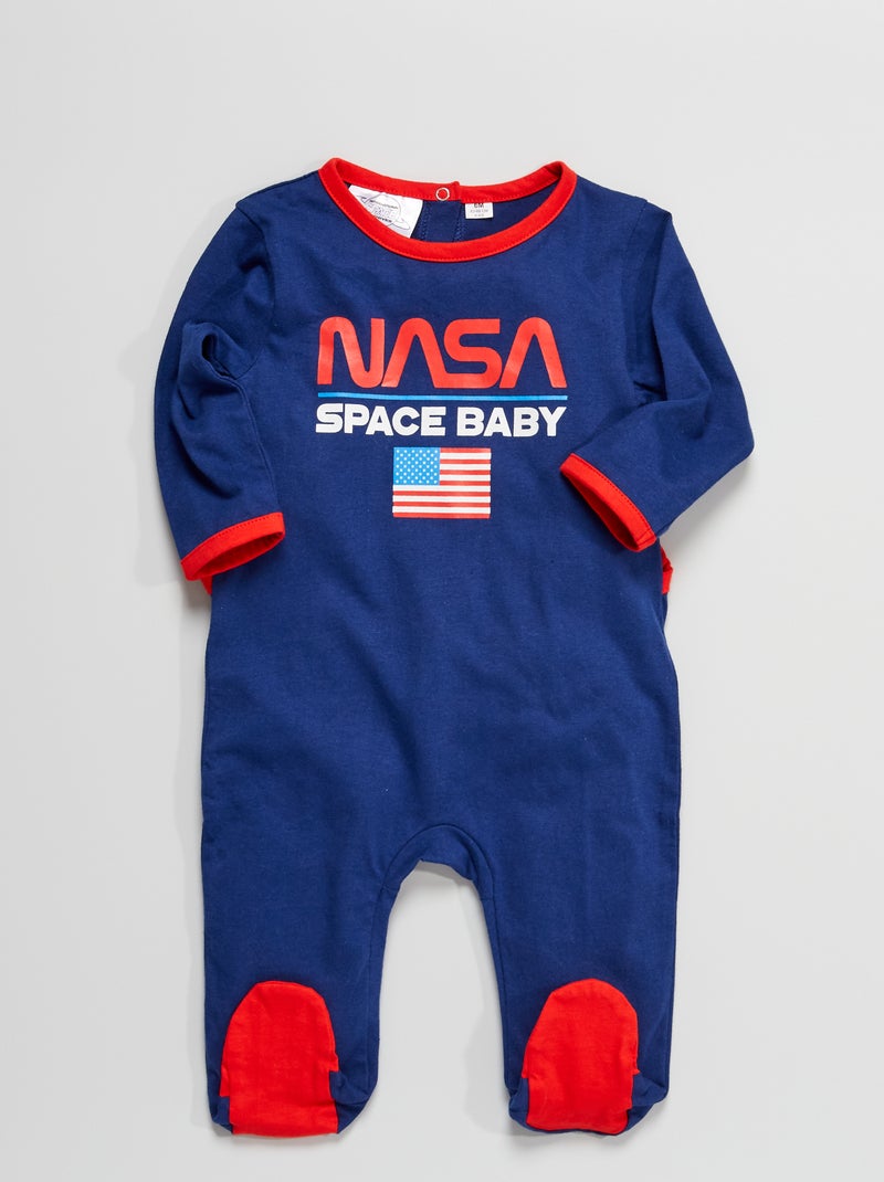 Pijama em jersey 'NASA' Azul Marinho - Kiabi