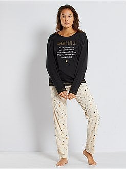 Pijama em jersey - Kiabi