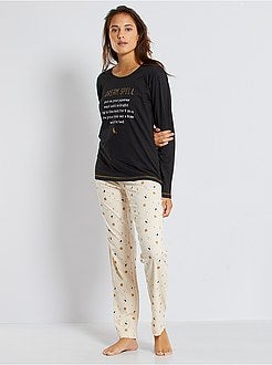 Pijama em jersey - Kiabi