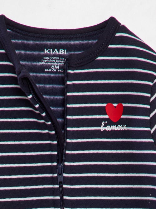 Pijama em moletão quente 'Amour' - Kiabi