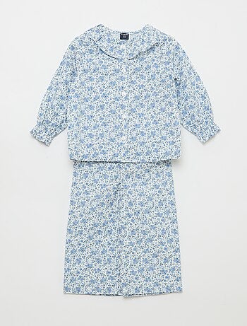 Pijama em popelina - 2 peças