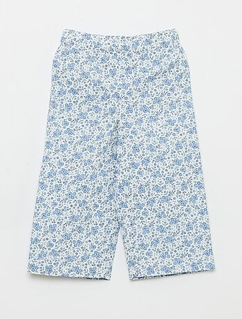 Pijama em popelina - 2 peças