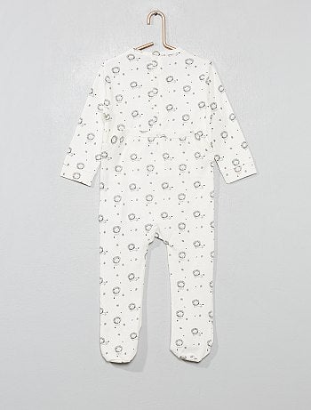 Pijama em puro algodão 'leão' - Kiabi