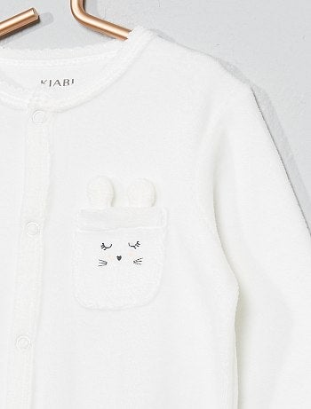 Pijama em veludo 'coelho' - Kiabi