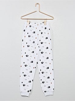 Pijama em veludo com estampado 'urso e montanha' - Kiabi