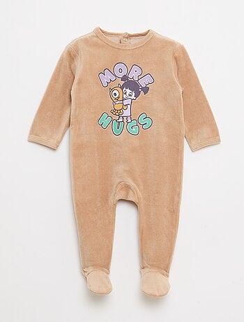 Babygrow em veludo 'Winnie'