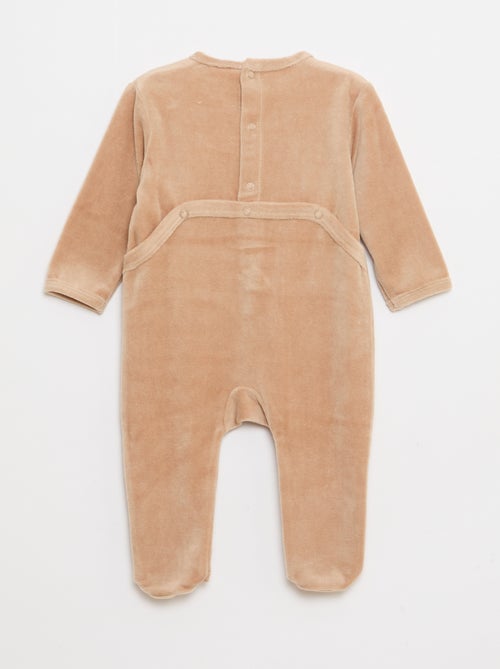Pijama em veludo 'Disney' - Kiabi