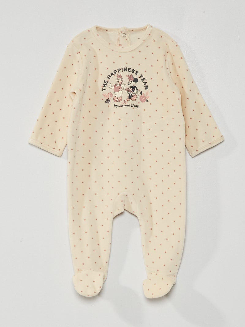 Pijama em veludo 'Disney' Minnie - Kiabi