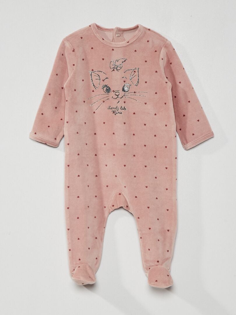 Pijama em veludo 'Disney' ROSA - Kiabi