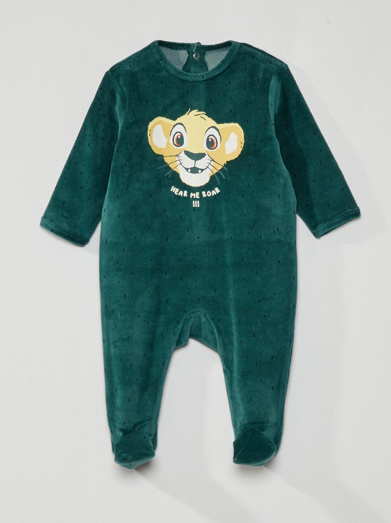 Pijama em veludo 'Disney' VERDE - Kiabi