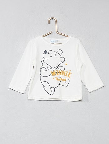 Menino 0-36 meses - Pijama em veludo e jersey 'Winnie' - Kiabi