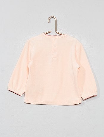 Pijama em veludo 'Gato' - Kiabi