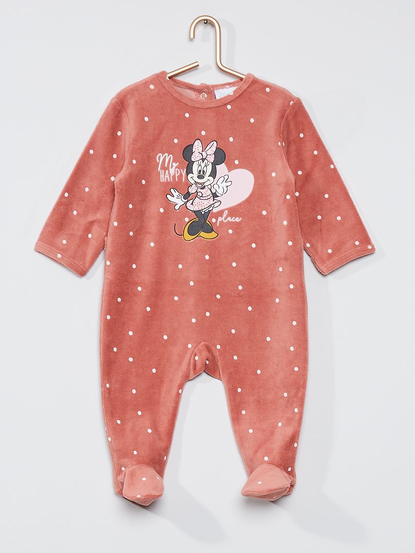 Pijama em veludo 'Minnie' Minnie - Kiabi