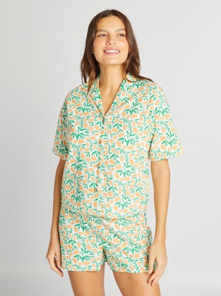 Pijama estampado