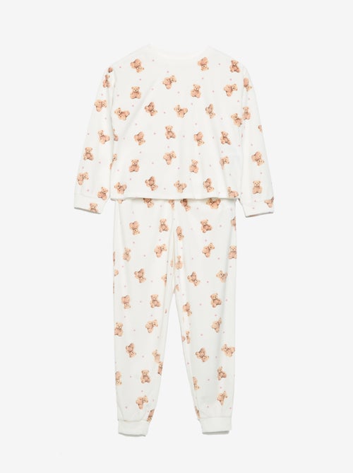 Pijama estampado de 2 peças - Camisola + calças - Kiabi Pijama estampado de 2 peças - Camisola + calças - Kiabi