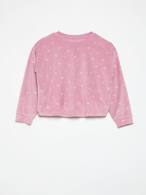 Pijama estampado de 2 peças - Camisola + calças - Kiabi Pijama estampado de 2 peças - Camisola + calças - Kiabi