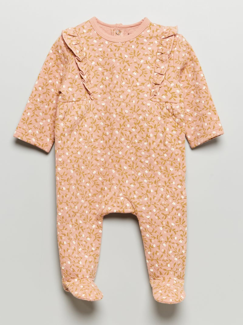 Pijama estampado em jacquard ROSA - Kiabi