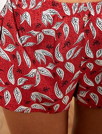 Pijama estampado em malha soltinha - Kiabi