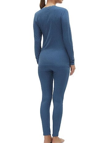 Pijama Feminino Azul Mamalicious Lotus