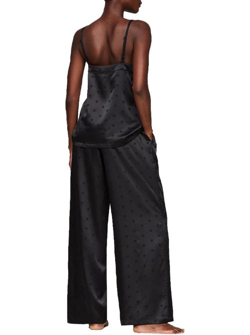 Pijama Feminino Tommy Hilfiger Cami Preto - Kiabi Pijama Feminino Tommy Hilfiger Cami Preto - Kiabi