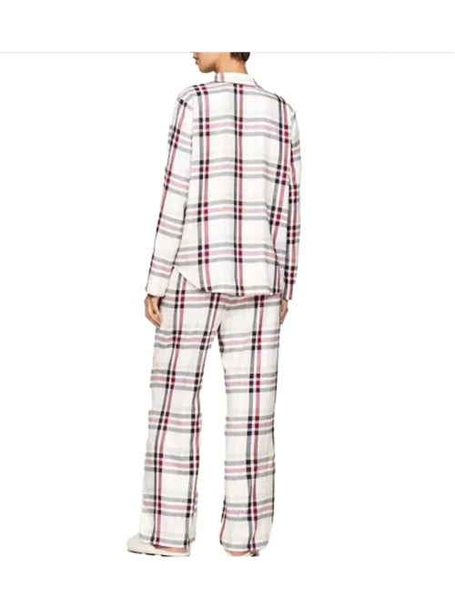 Pijama Feminino Tommy Hilfiger Heritage Branco/Azul-Marinho/Vermelho - Kiabi Pijama Feminino Tommy Hilfiger Heritage Branco/Azul-Marinho/Vermelho - Kiabi