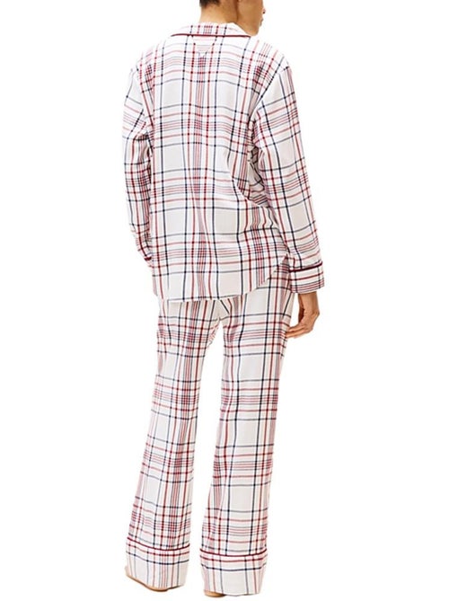 Pijama Feminino Tommy Hilfiger Heritage Oly Branco/Marinho/Vermelho - Kiabi Pijama Feminino Tommy Hilfiger Heritage Oly Branco/Marinho/Vermelho - Kiabi
