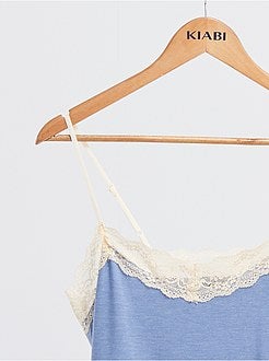 Pijama fluido em viscose - Kiabi