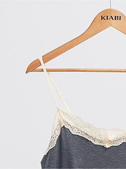 Pijama fluido em viscose - Kiabi