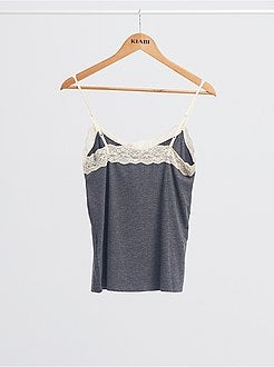 Pijama fluido em viscose - Kiabi