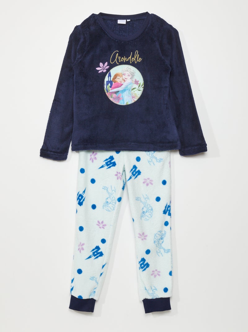Pijama 'Frozen' 'Disney' - 2 peças Marinho/ Branco - Kiabi