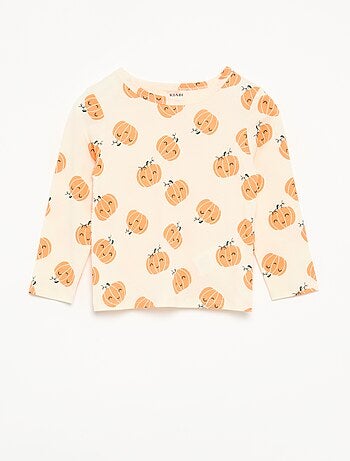 Pijama 'Halloween' 2 peças - T-shirt de manga comprida + calças