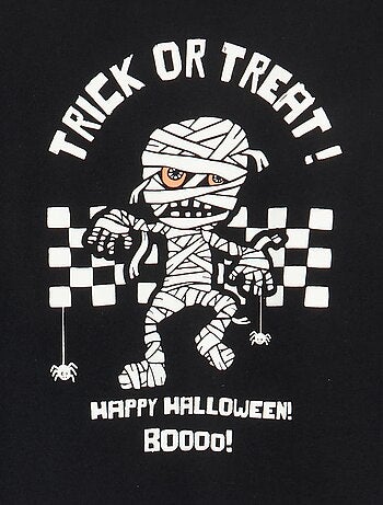 Pijama "Halloween" de 2 peças - T-shirt de manga comprida + calças