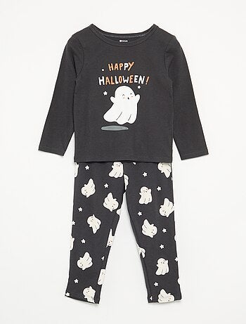 Pijama 'Halloween' 2 peças - T-shirt de manga comprida + calças